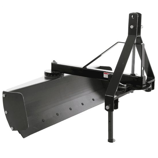 Lame niveleuse pour tracteur Blackstone B-GB 160 à rotation simple 360° et bras orientable