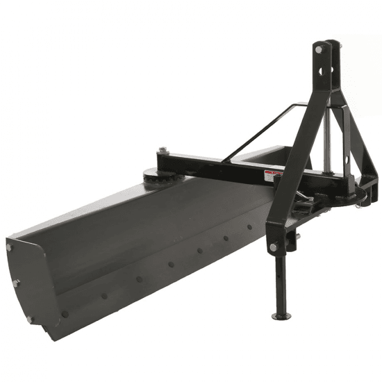 Lame niveleuse pour tracteur Blackstone B-GB 200 à rotation simple 360° et bras orientable