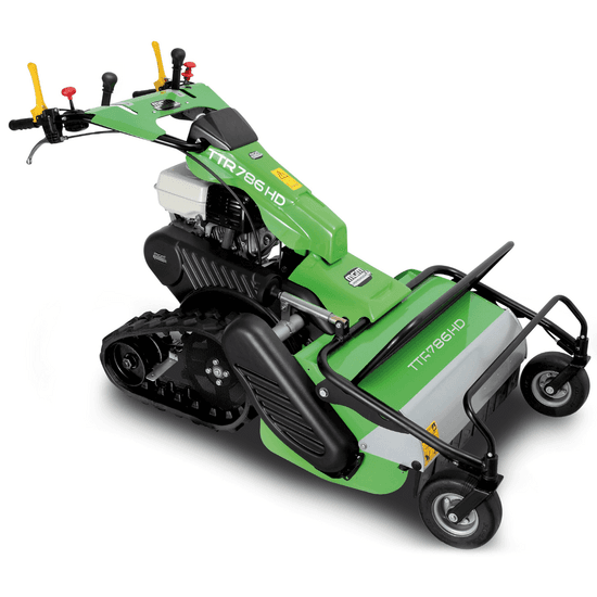 Lampacrescia MGM TTR886HD – Tondeuse débroussailleuse à couteaux – sur chenilles – Honda GX390 Pentes fortes