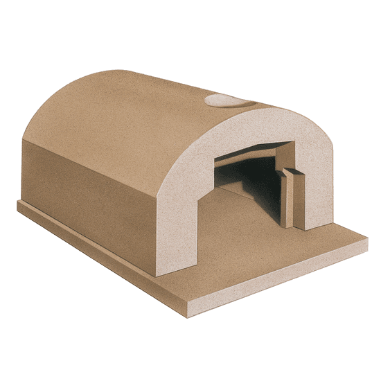 Linea VZ F4 – Four à bois avec plan de cuisson 56×61 cm – Capacité de cuisson 2 pizzas