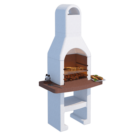 Linea VZ Grado – Barbecue à charbon en maçonnerie
