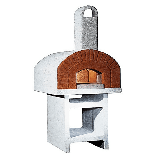Linea VZ Pozzuoli – Four à bois d’extérieur avec base en ciment – avec chambre de cuisson 72×105 cm