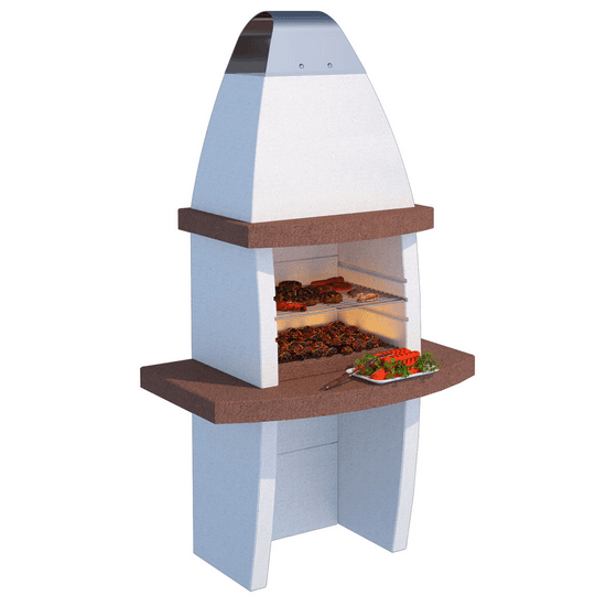 Linea VZ Tenerife – Barbecue à bois et charbon en maçonnerie