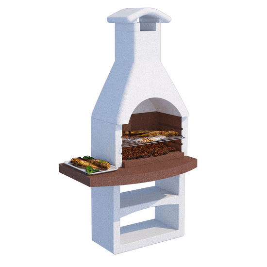 Linea VZ Treviso – Barbecue à bois et charbon en maçonnerie