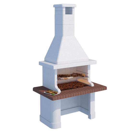 Linea VZ Vulcano – Barbecue à bois et charbon en maçonnerie
