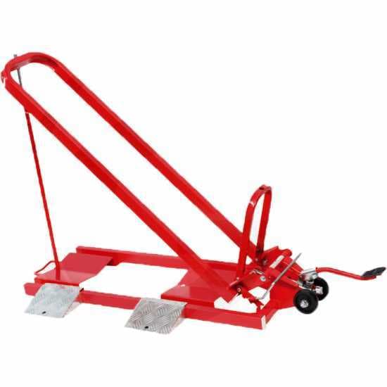 Lève tondeuse professionnel pour autoportée, élévateur pour maintenance – max 500 kg