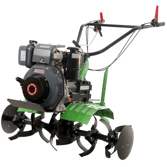Motobineuse Agri 102 avec fraise 95 cm – Moteur à Diesel de 296cm3
