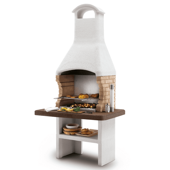 Palazzetti Brest 3 – Barbecue à bois et charbon en maçonnerie