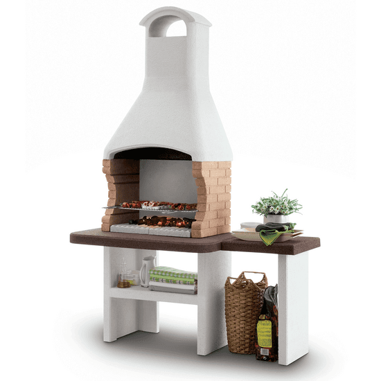 Palazzetti Jesolo 2 – Barbecue à bois et charbon en maçonnerie