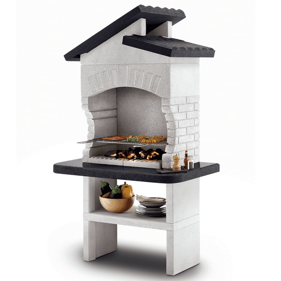 Palazzetti Procida 2 – Barbecue en maçonnerie à bois et charbon