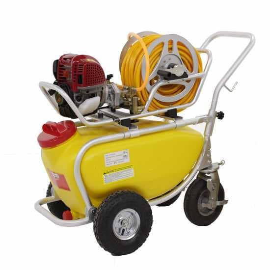Pompe agricole thermique à chariot en aluminium GeoTech SP 1050 4S ALU – 4 temps à essence