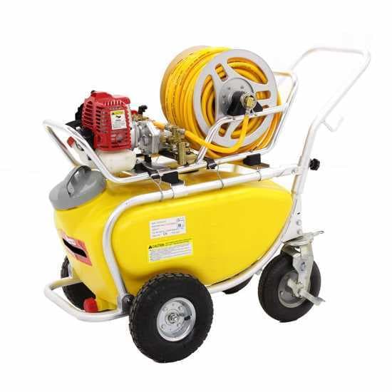 Pompe agricole thermique sur chariot en aluminium GeoTech SP 1050 2S ALU – 2 temps à mélange
