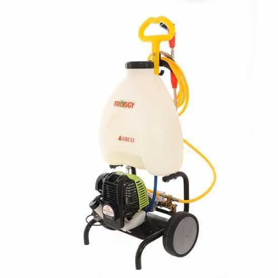 Pompe de pulvérisation thermique ARCO Froggy Super S35 à trolley avec moteur 4 temps