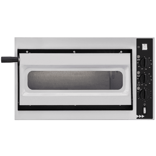 Prismafood SMALL BASIC ALTO 1/40 VETRO 2T – Four électrique à pizza – 2 thermostats