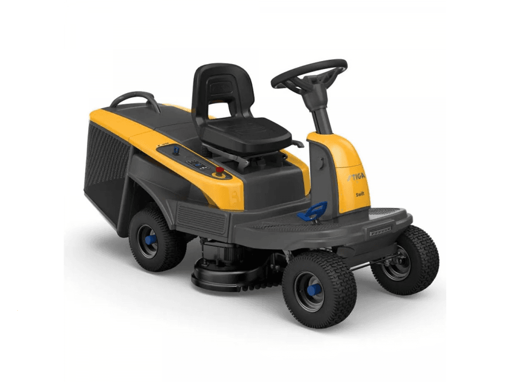 Rider tracteur tondeuse Stiga SWIFT 372e – Batteries ePower – Largeur de coupe 72 cm