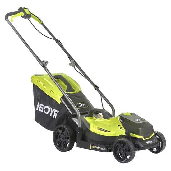 Ryobi RLM18X33B40 – Tondeuse à batterie – 18V/4Ah – Coupe 33 cm