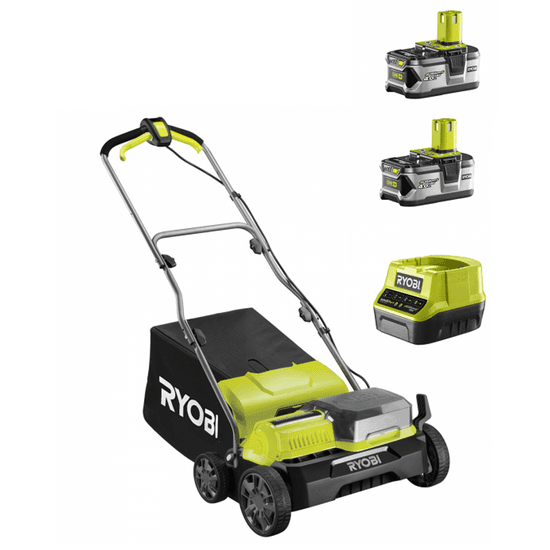 Ryobi RY18SFX35A-240 – Aérateur électrique sur batterie – 18V – 2x4Ah