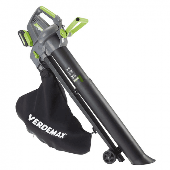 Souffleur aspirateur à feuilles Verdemax SAR40 – 2 Batteries 20V 2.5Ah
