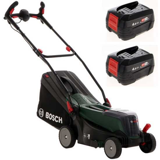 Tondeuse à gazon électrique à batterie Bosch UniversalRotak 2x18V-37-550 – 2X18V 4Ah