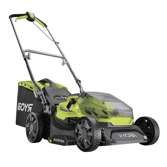 Tondeuse électrique à batterie RYOBI RY18LM37A-140 – 18V – 4Ah – bac de 45 l – Coupe de 37 cm