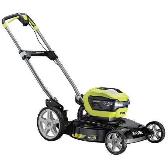 Tondeuse électrique à batterie RYOBI RY36LMMX51A-140 seulement mulching – MAX POWER 36V – 4Ah – coupe de 51 cm