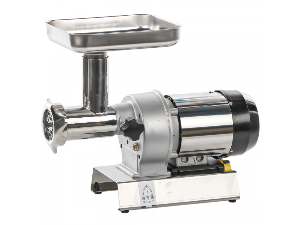Tre Spade TC-22 INOX – Picadora de carne eléctrica – 1100W – N.22