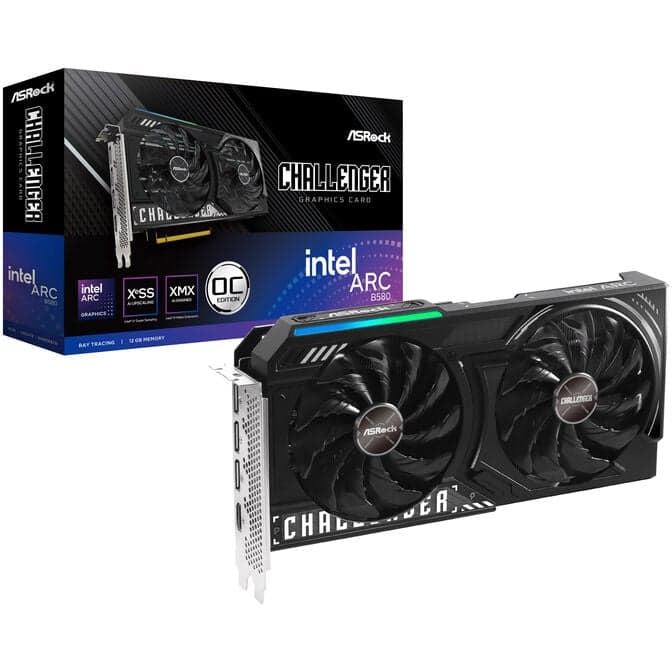 ASRock Arc B580 Challenger 12GB OC Grafikkarte, 12288 MB GDDR6