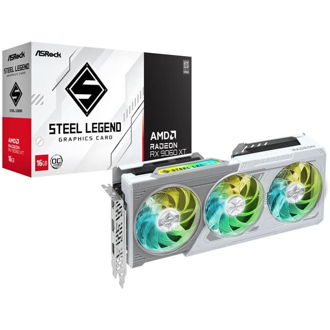 ASRock Radeon 9060 XT SL Grafikkarte, 16384 MB GDDR6