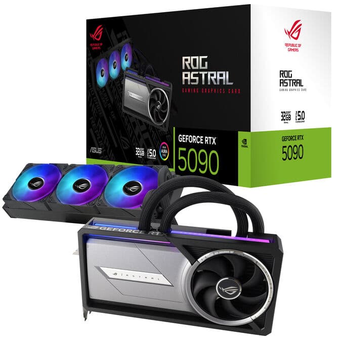 ASUS ROG Astral GeForce RTX 5090 LC, 32768 MB GDDR7