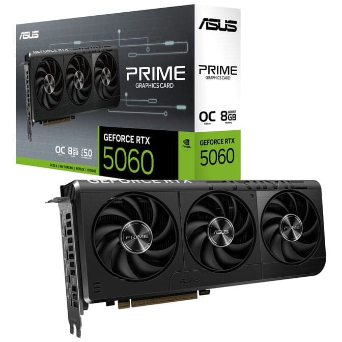 ASUS Prime GeForce RTX 5060 OC Edition, 8192 MB GDDR7