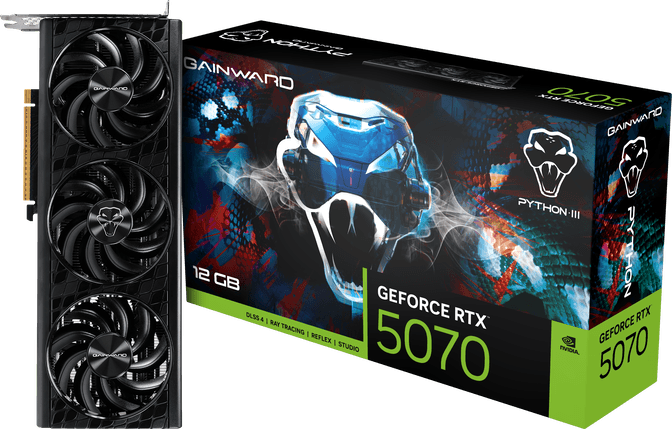 Gainward GeForce RTX 5070 Python III, 12288 MB GDDR7