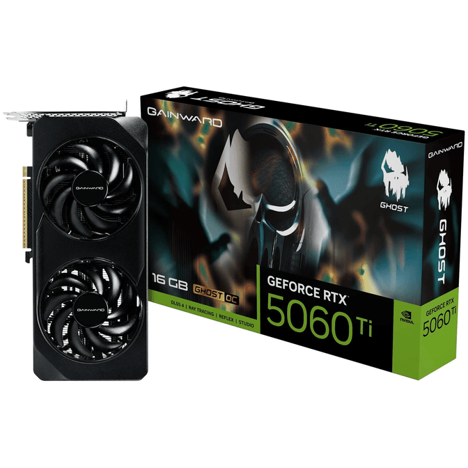 Gainward GeForce RTX 5060 Ti Ghost OC, 16384 MB GDDR7