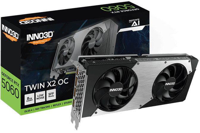 INNO3D GeForce RTX 5060 Twin X2 OC, 8192 MB GDDR7