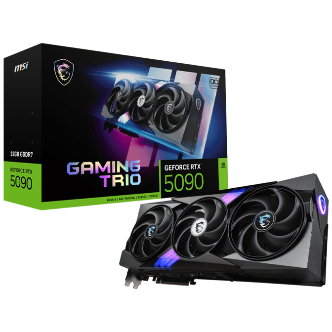 MSI GeForce RTX 5090 32G Gaming Trio OC, 32768 MB GDDR7