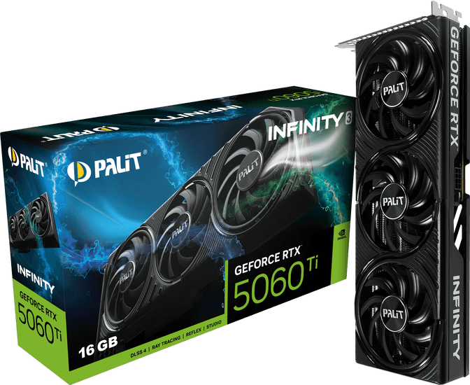 Palit GeForce RTX 5060 Ti Infinity 3, 16384 MB GDDR7