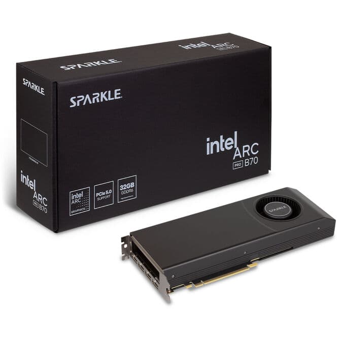 Sparkle Arc Pro B70 Blower Grafikkarte, 32768 MB GDDR6