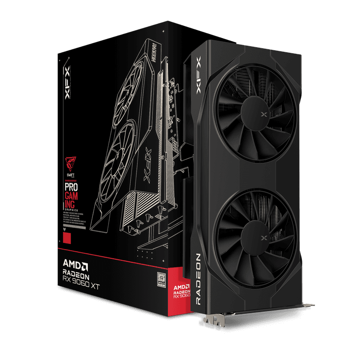 XFX Swift Radeon RX 9060 XT OC Gaming Edition, 16384 MB GDDR6