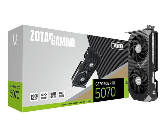 Zotac Gaming GeForce RTX 5070 Twin Edge, 12288 MB GDDR7