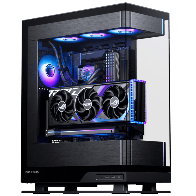WQHD Gaming-PC-Konfigurator, Phanteks Evolv X2, AMD AM5, AMD Ryzen Prozessor, RX 9070 / RTX 5080 GPU