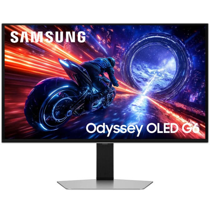 Samsung Odyssey OLED G6 G60SF 27 Zoll WQHD Gaming-Monitor, 500Hz, OLED, FreeSync, G-SYNC Compatible