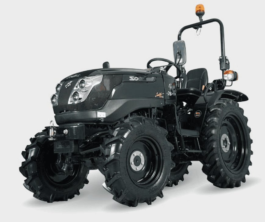 Solis 26 Panther Limited Edition Schwarz – 26 PS Allrad Kleintraktor mit Servolenkung