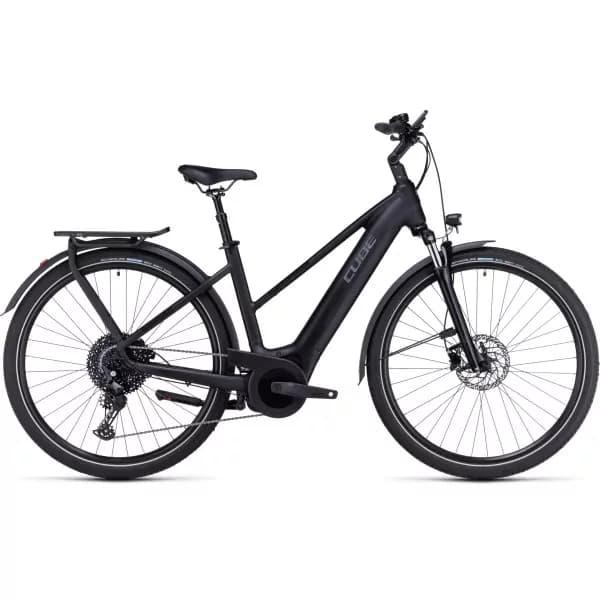 Cube Touring Hybrid pro 625 2023 - Noir - Cadre trapèze