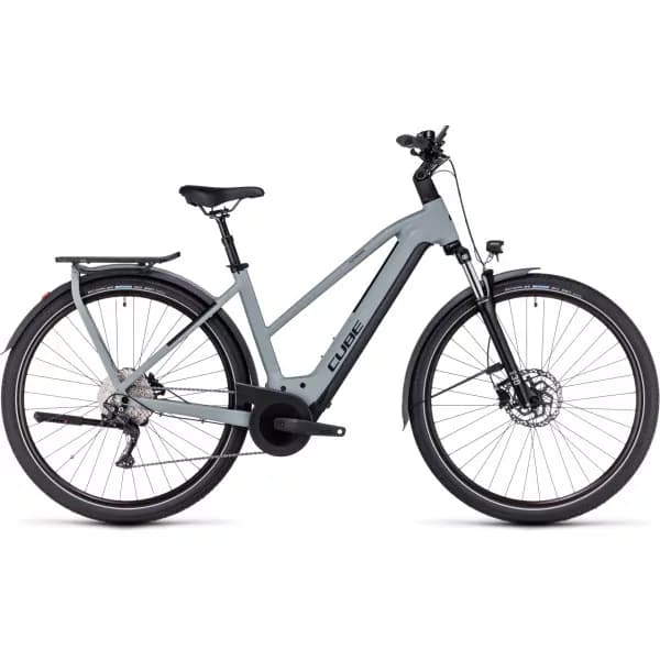 Vélo électrique Cube Kathmandu Hybrid one 750 2023 - Gris - Cadre trapèze