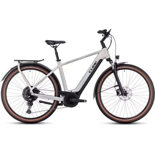 Vélo électrique Cube Touring Hybrid pro 500 2023 - Gris - Cadre haut