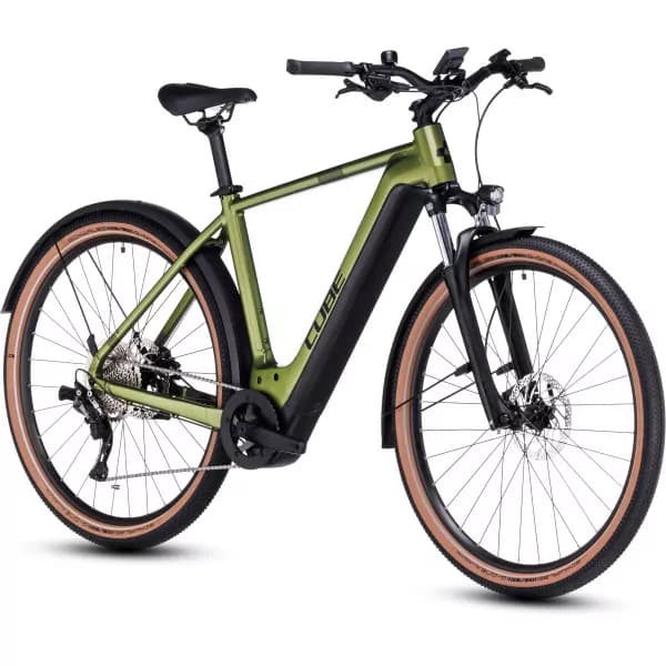 Vélo électrique Cube nuride hybrid pro allroad 2023 - Vert - Cadre haut