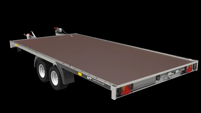 Remorque plate basculante 400Ă—200 UNIPLAT 4020S P 2700 kg
