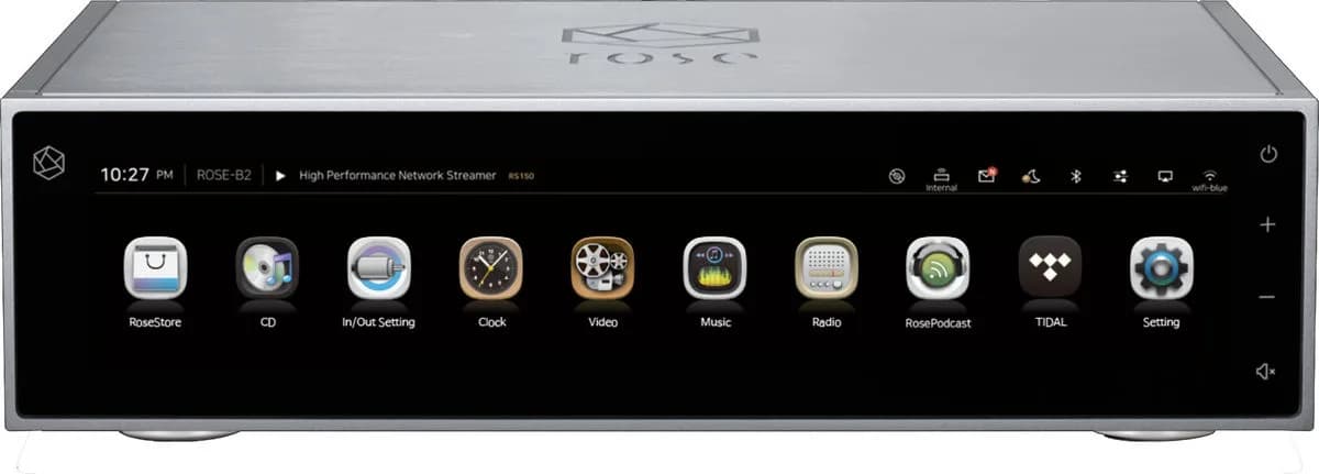 Rose RS150B Silver Lecteurs réseau audio