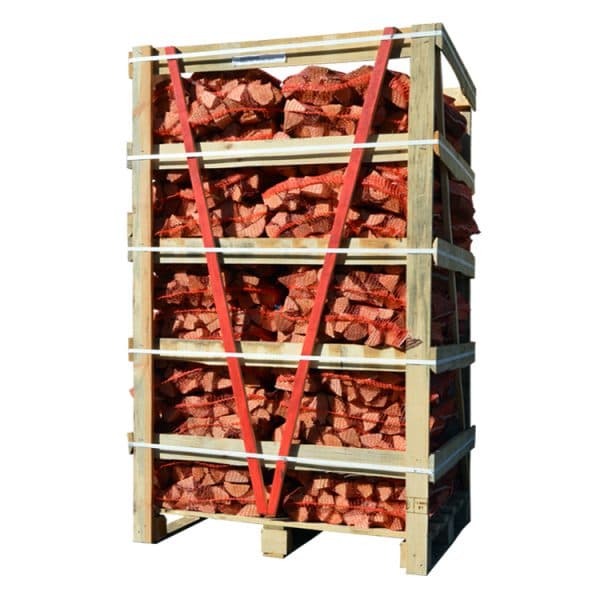 Ensemble de 84 sacs (Une palette) de bois de chauffage ultra sec en chĂȘne