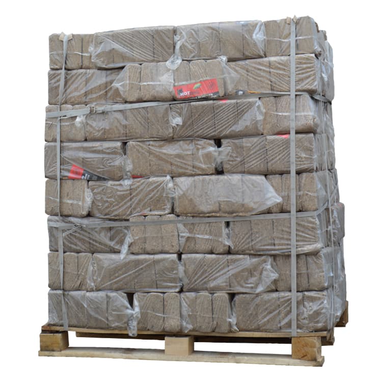 Palette de briquettes de bois Ruf 100% ChĂȘne (960Kg)