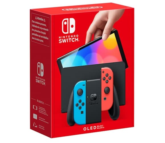 Consola Nintendo Switch Modelo OLED 64 GB (Azul/Rojo)